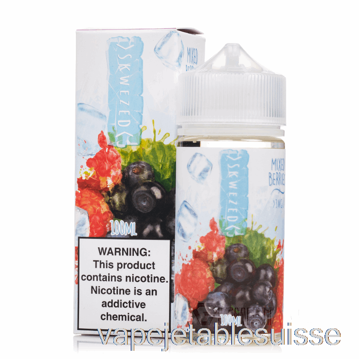 Vape Suisse Glace Baies Mélangées - Skwezed - 100ml 6mg